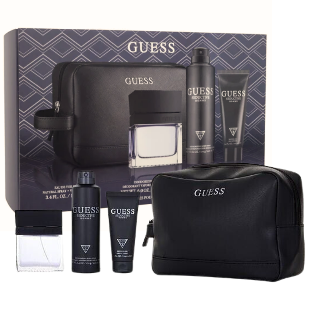 Estuche Guess Seductive Edt 100ML+100ML S/G+226ML Deo + Pochette Hombre 1
