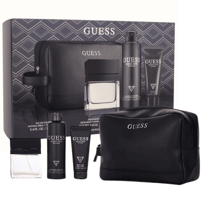 Estuche Guess Seductive Edt 100ML+100ML S/G+226ML Deo + Pochette Hombre 1