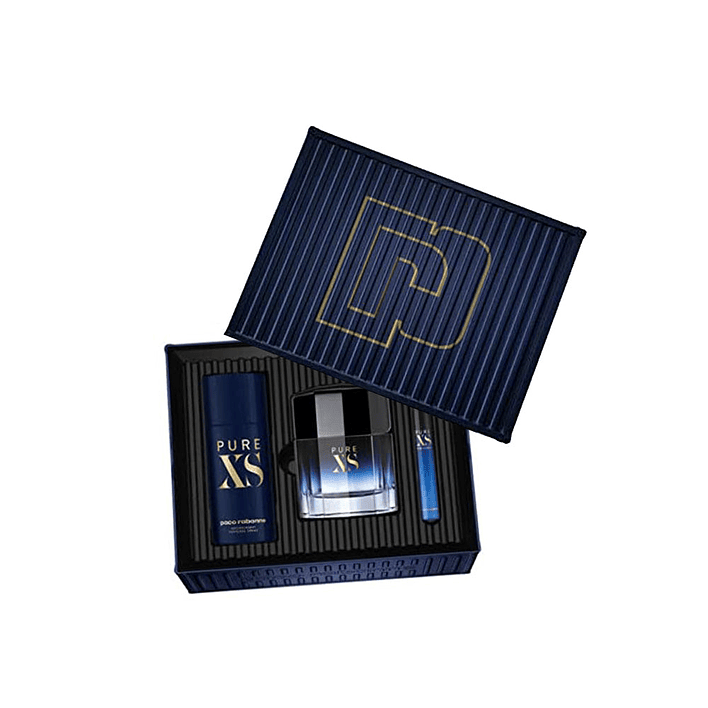 Estuche Pure Xs Edt 50ml+150ml Deo+10ml Mini Hombre 1