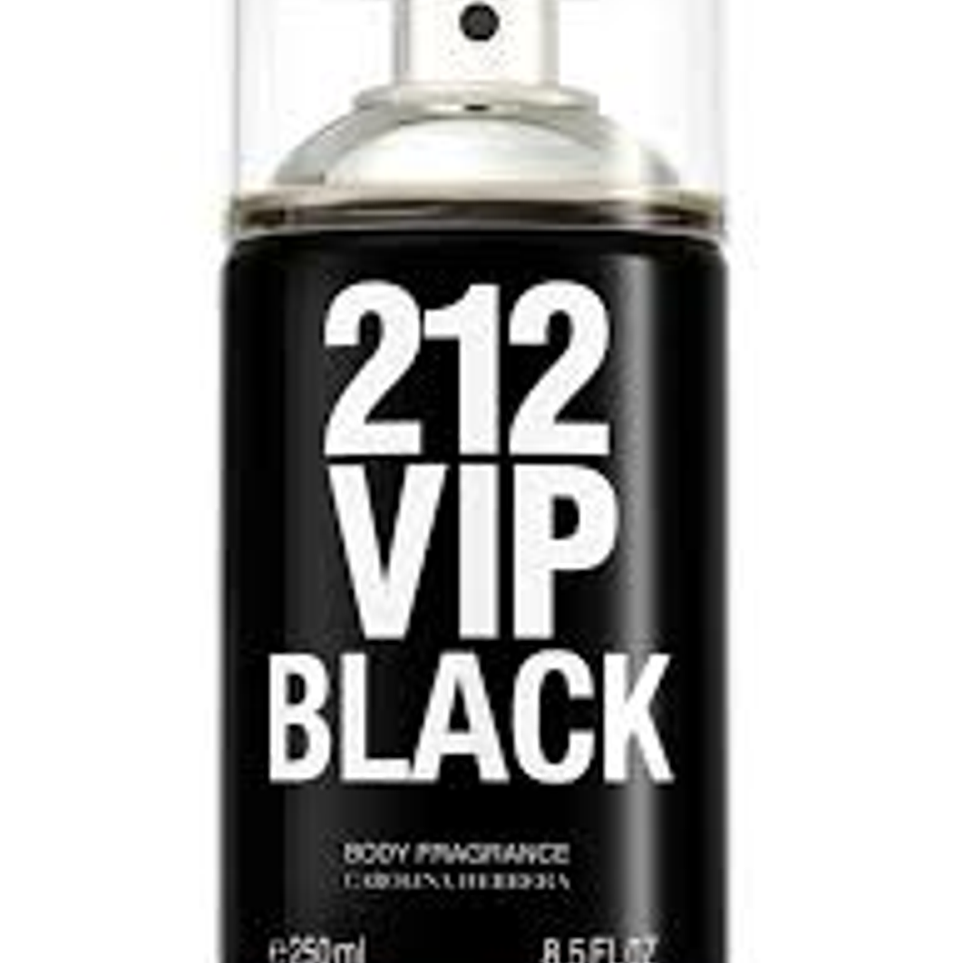 212 Vip Black Body Fragrance Hombre 250 Ml 1