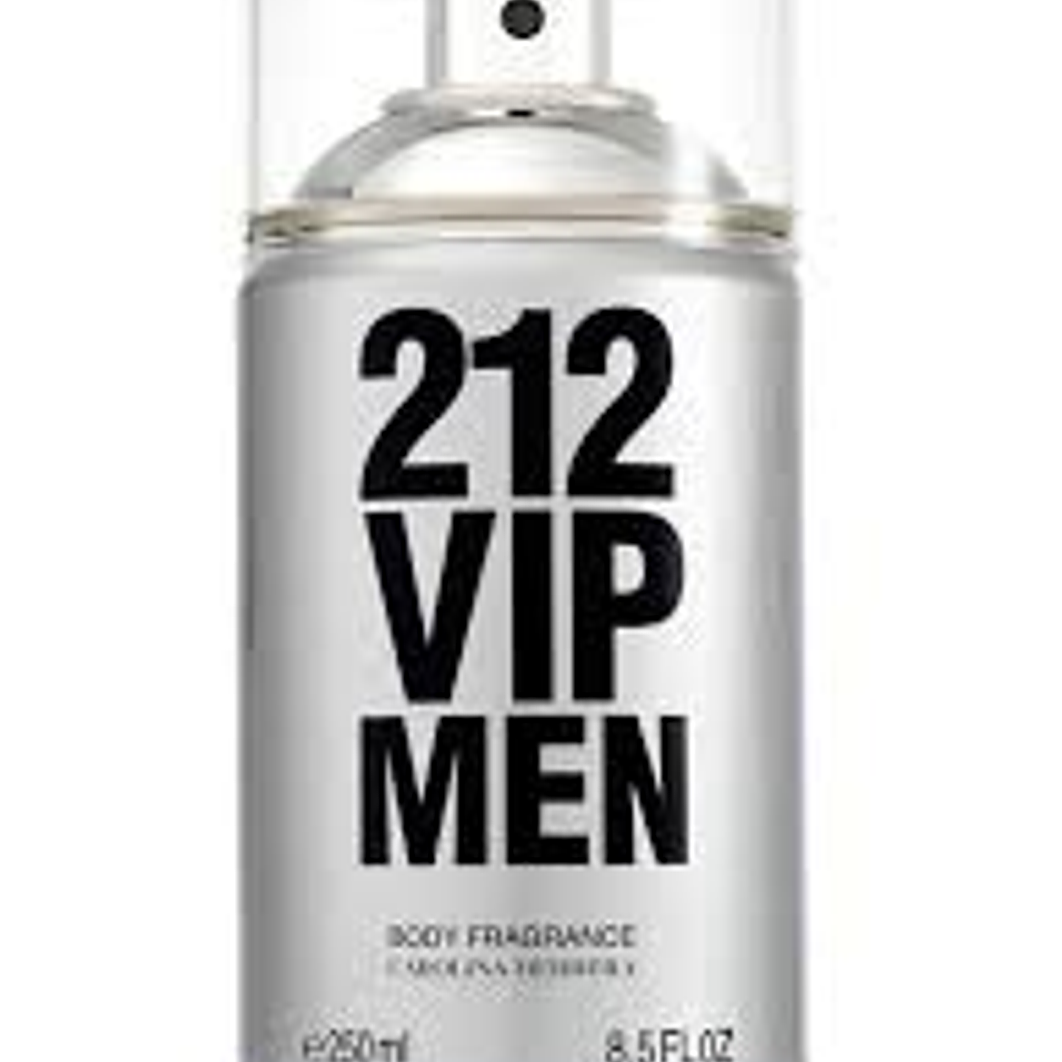 212 Vip Men Body Fragrance Hombre 250 Ml 1