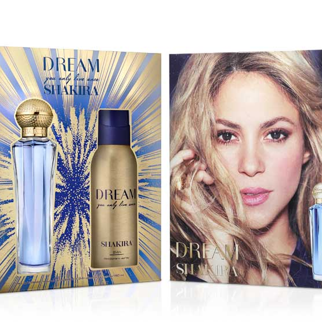 ESTUCHE SHAKIRA DREAM EDT 80ML + DEO 24H 150ML 1