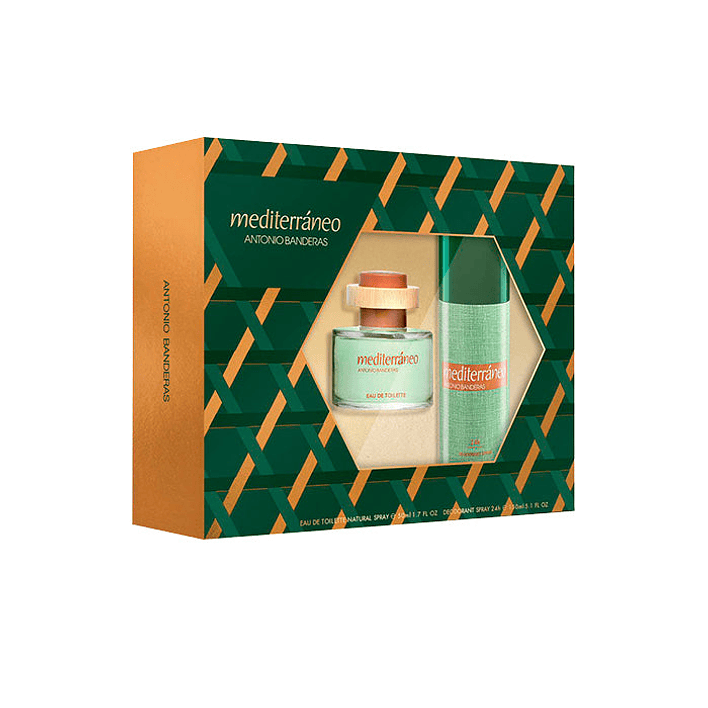 Estuche Mediterraneo Antonio Banderas Edt 50Ml+150Ml Deo Hombre56 1