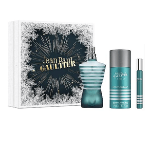 Estuche Le Male Jean Paul Gaultter Edt 75ML+150ML DEO + 10ML Mini Hombre
