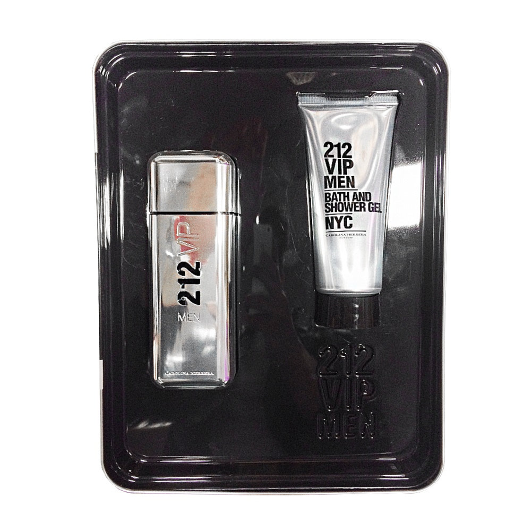 212 VIP Men Estuche 100ML EDT + Bath&Shower Gel Hombre Carolina Herrera 1