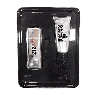 212 VIP Men Estuche 100ML EDT + Bath&Shower Gel Hombre Carolina Herrera