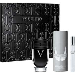 Estuche Invictus Victory Paco Rabanne Edp 100ML+10ML+150 DEO Hombre(TIN)