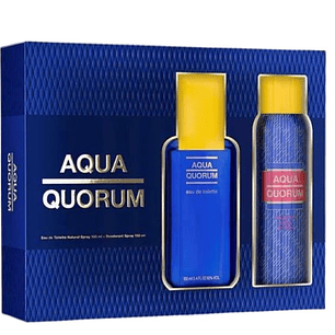 Estuche Aqua Quorum Edt 100+150Ml Deo Hombre