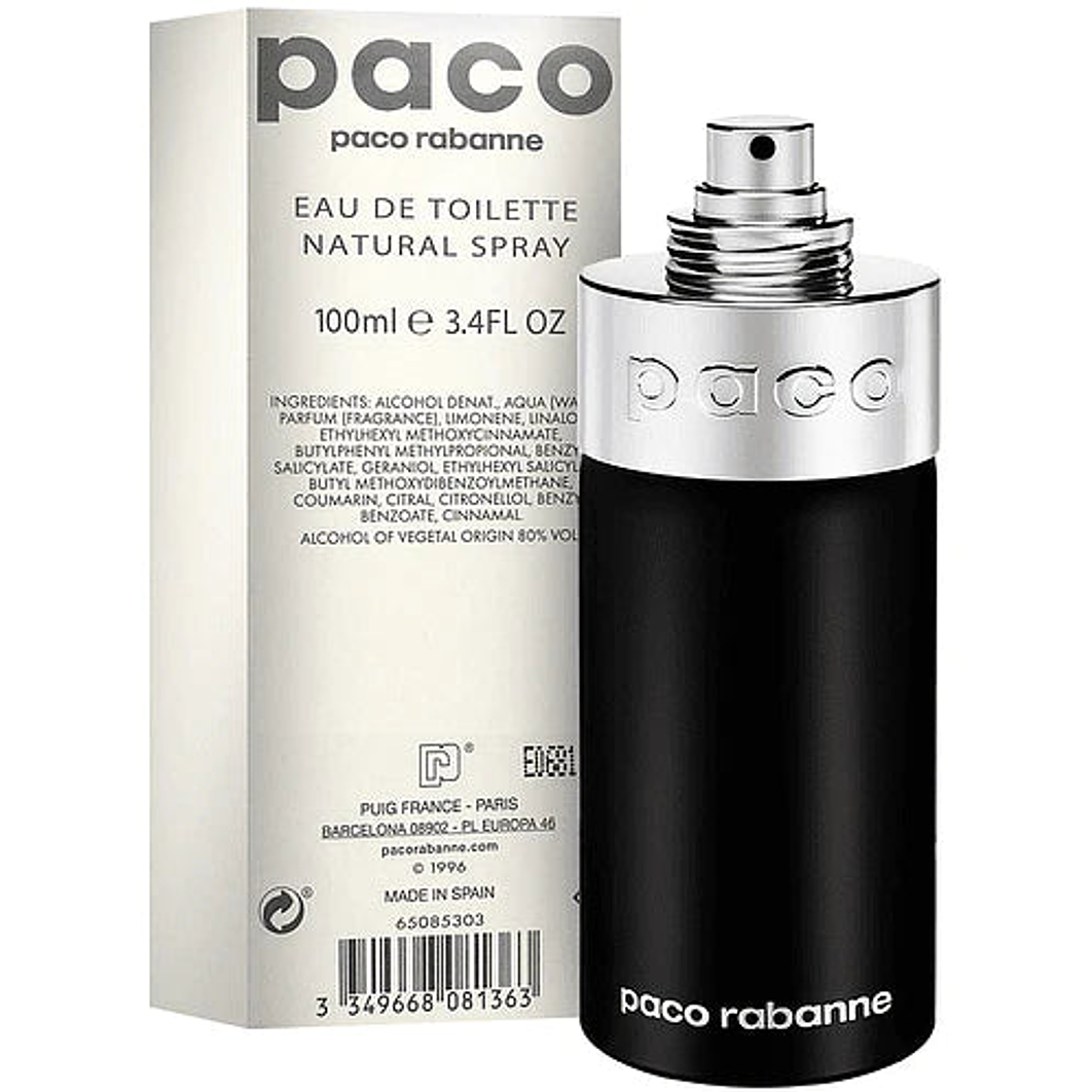 Paco De Paco Rabanne Edt 100Ml Hombre Tester 1