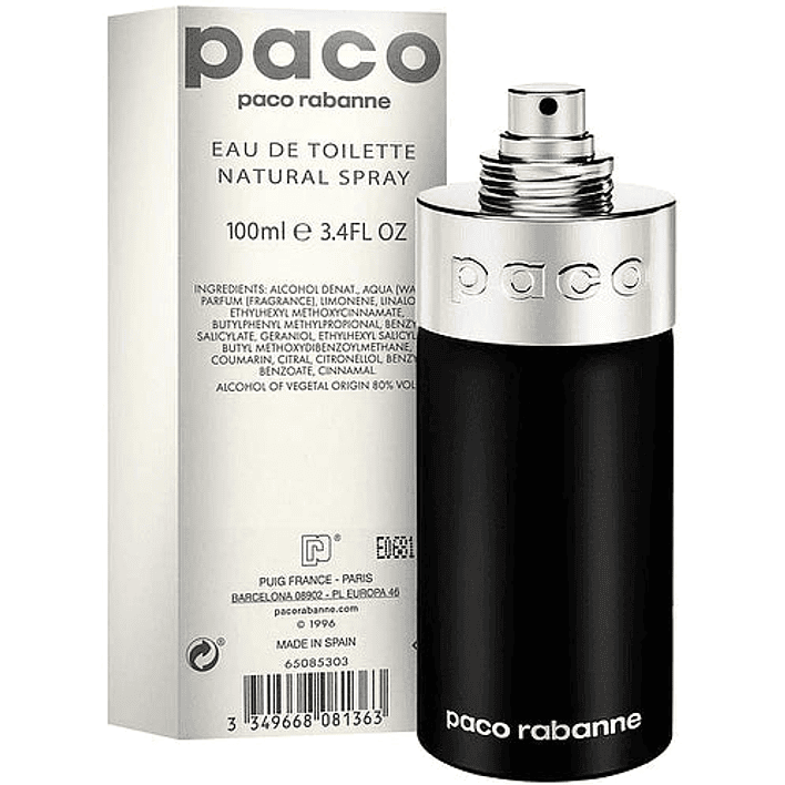 Paco De Paco Rabanne Edt 100Ml Hombre Tester 1