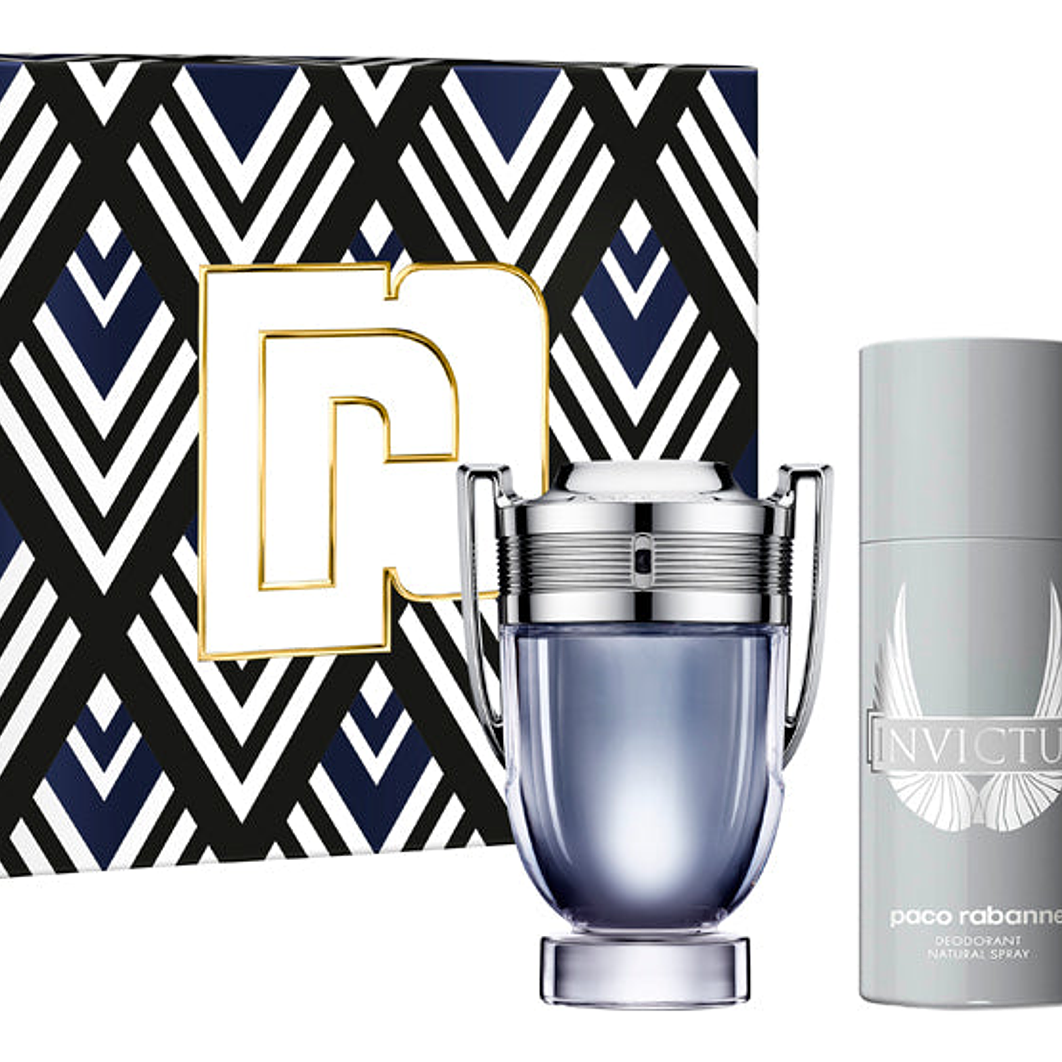 Invictus Set Edt 100ml+150 deso+10ml Hombre 1