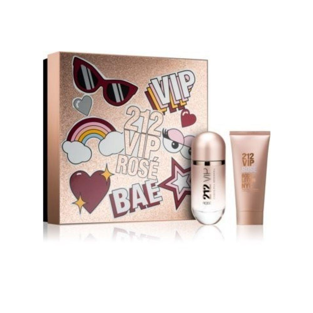 Estuche 212 Vip Rosé EDP Mujer 80 Ml +100 Ml B/L 1