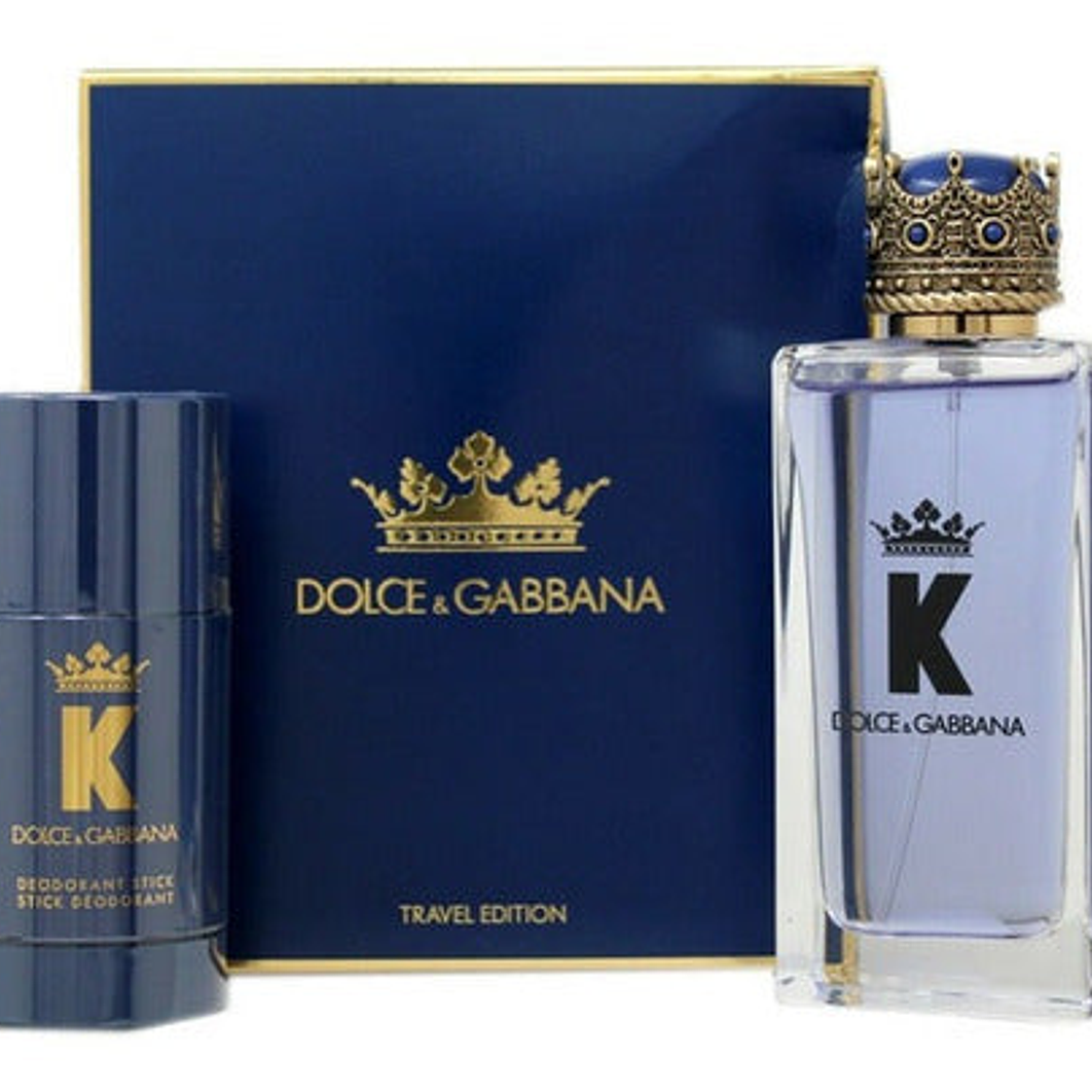 Estuche K By Dolce & Gabbana Travel Edt 100Ml+75Ml Desodorante Hombre 1