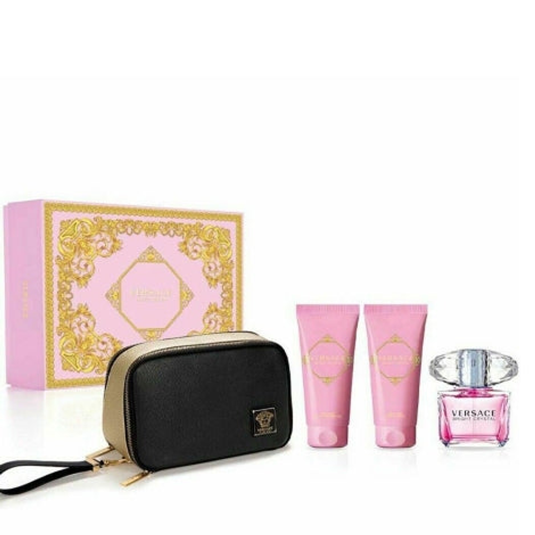 Estuche Bright Crystal Versace Edt 90Ml+100Ml S/G+100Ml B/L Mujer16 1