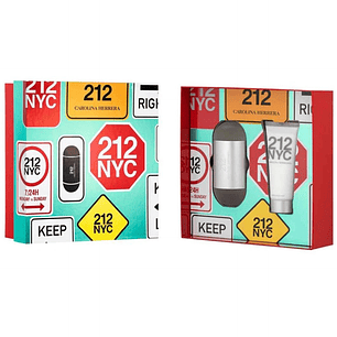 Estuche 212 Nyc (Keep) Carolina Herrera Edt 100Ml+100Ml B/L Mujer