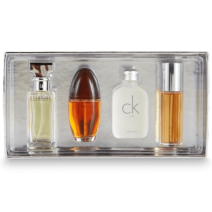 Estuche Calvin Klein 4X15Ml Eternity+Ck One+Obsession+Escape Mujer 1