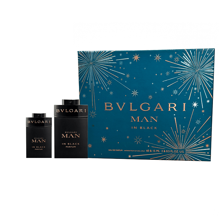 Estuche Bvlgari Man in Black Edp 60ML+15ML Hombre 1
