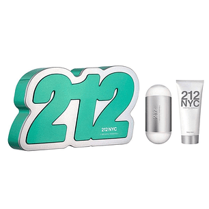 Estuche 212 Nyc Carolina Herrera Edt 100Ml+100Ml B/L Mujer