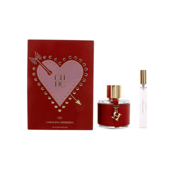 Estuche CH Carolina Herrera (Corazon) Travel Edt 100Ml+10Ml Mujer . 1