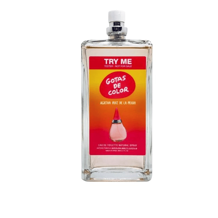Gotas De Color Agatha Ruiz Edt 80Ml Mujer Tester 1
