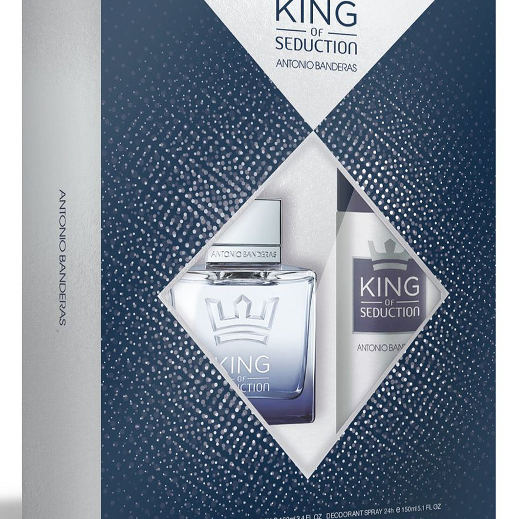Estuche King Of Seduction EDT 100ml Deo150ml Antonio Banderas 1