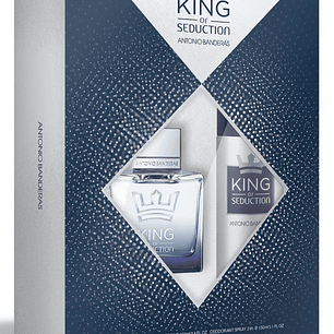 Estuche King Of Seduction EDT 100ml Deo150ml Antonio Banderas