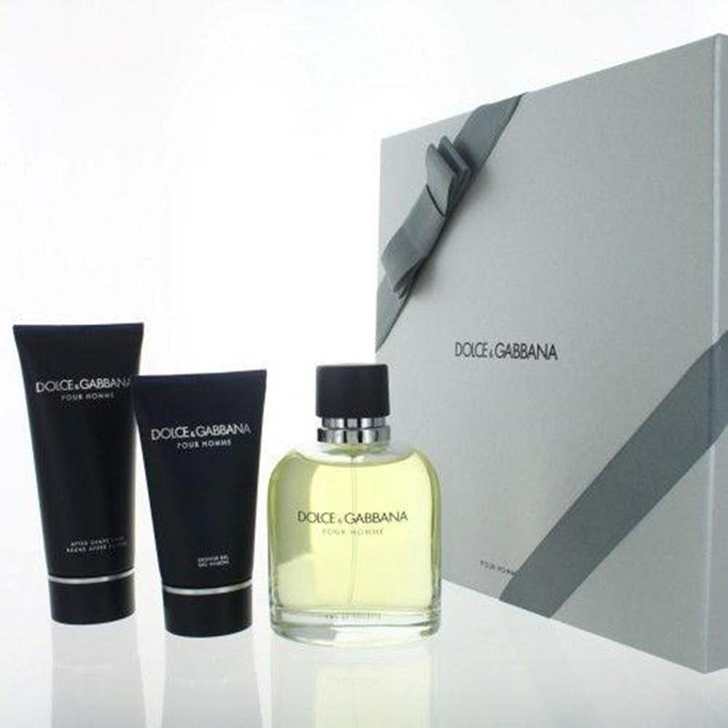 Pour Homme Estuche 125ML EDT + After Shave 100ML + Shower Gel D&G 1