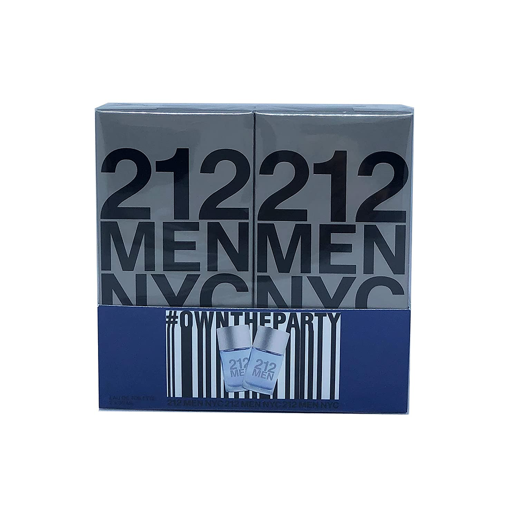 212 men 2 x 30 ml Edt Carolina Herrera Hombre 1
