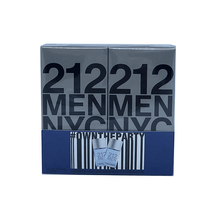 212 men 2 x 30 ml Edt Carolina Herrera Hombre 1