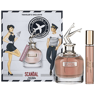 Scandal Gaultier Airlines Set 80ml+20ml Edp Mujer