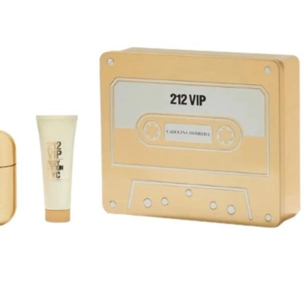 Estuche 212 Vip Carolina Herrera (Metal) Edp 50Ml+75Ml B/L Mujer 1