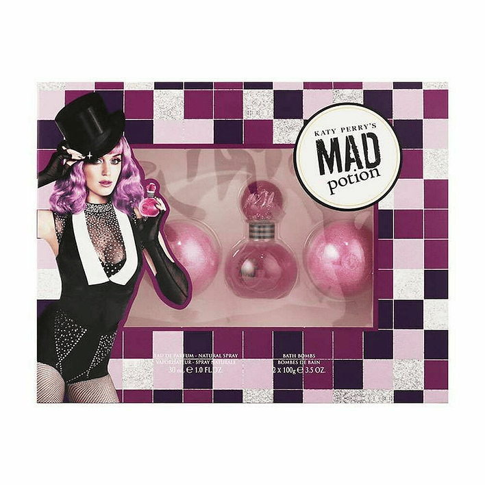 Estuche Mad Potion Katy Perry Edp 30Ml+2x100G Bath Bombs Mujer 1