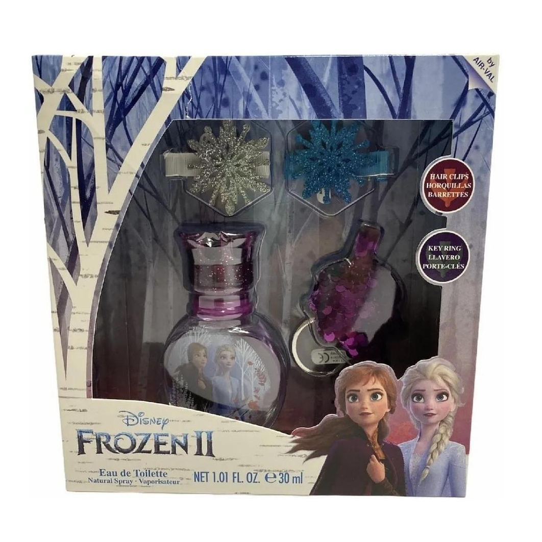 Estuche Disney Frozen II Edt 30Ml+Key Ring+Hair Clips Mujer 1