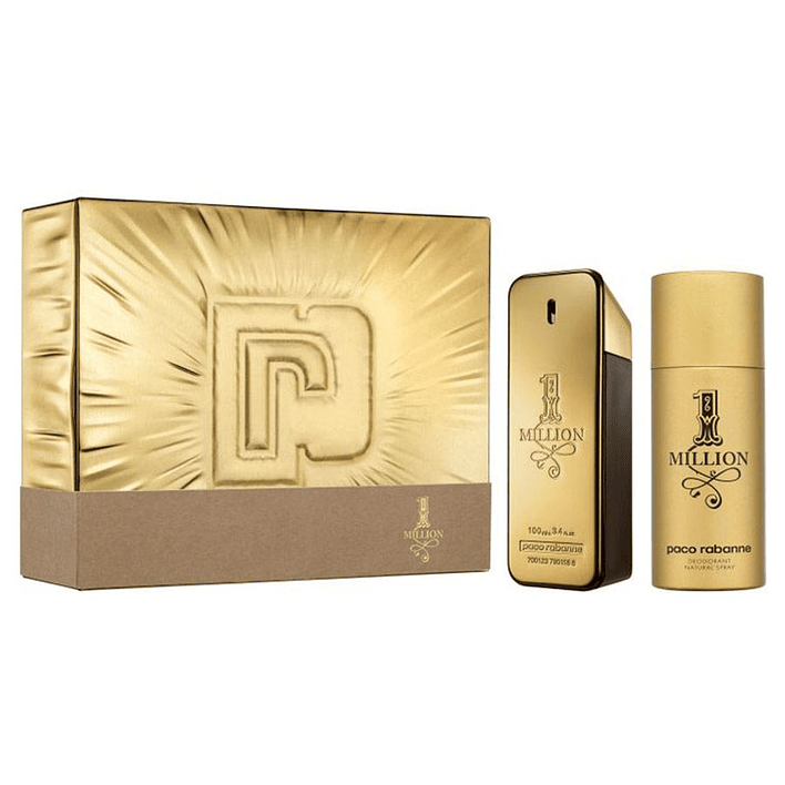 Estuche 1 Millon(Express)EDT100ml+150ml Deo Hombre Paco Rabanne 1