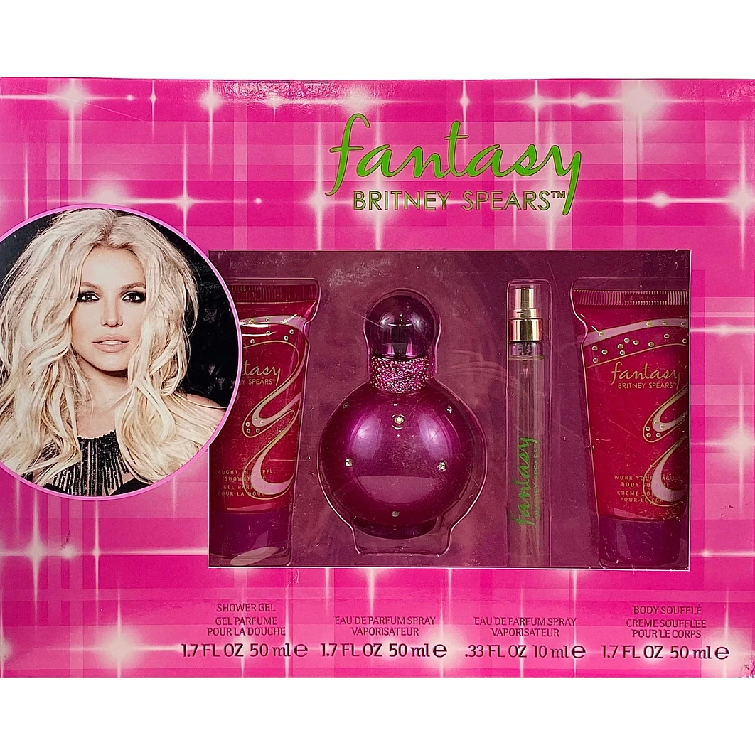 Estuche Fantasy Britney Spesrs Edp 50Ml+10Ml+50Ml B/L+ 50ML S/G Mujer 1