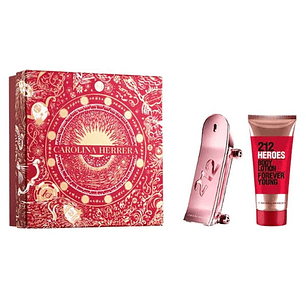 Estuche 212 Heroes 80ML + 100ML B/L Mujer (Rojo)