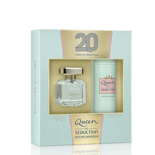ESTUCHE (QUEEN OF SEDUCTION 80ML + BL 75 ml) 20 YEARS