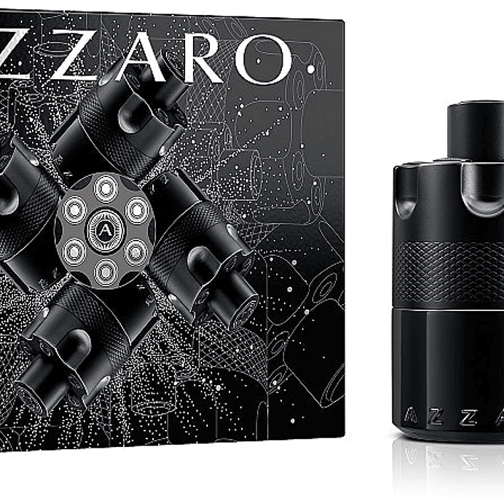 Estuche Azzaro The Most Wanted Edp 100ML+10ML+10ML Hombre12 1