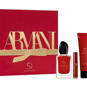 Estuche Armani Si Passione EDP 50ml +75ml + Mini Lip Maestro Mujer
