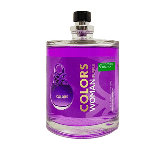 Colors Purple Woman Benetton Edt 100Ml Mujer Tester