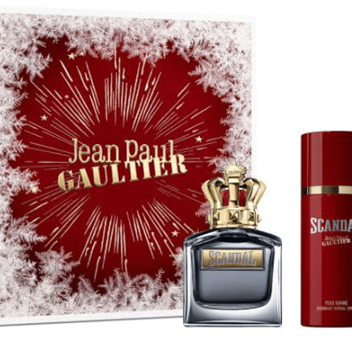Estuche Scandal Jean Paul Gaultter  100ML + 150Ml Deo + 10ML Hombre (Rojo) 1