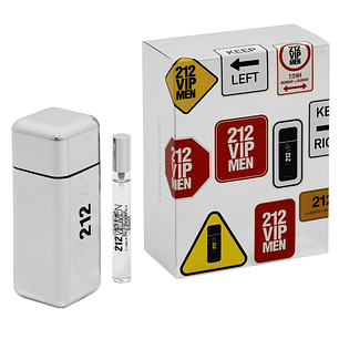 Estuche 212 Vip Men (Keep) Edt 100 Ml+10 Ml Mini Hombre