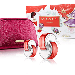 Estuche Omnia Coral Bvlgari Edt 65Ml+15Ml Mini+Bolso Mujer69