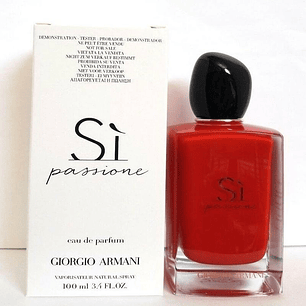 Sí Passione Tester 100 ml EDP Mujer Armani