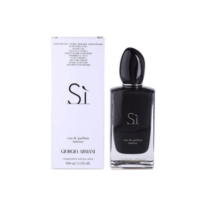 Sí Intense Black Tester 100 ml EDP Mujer Armani 1