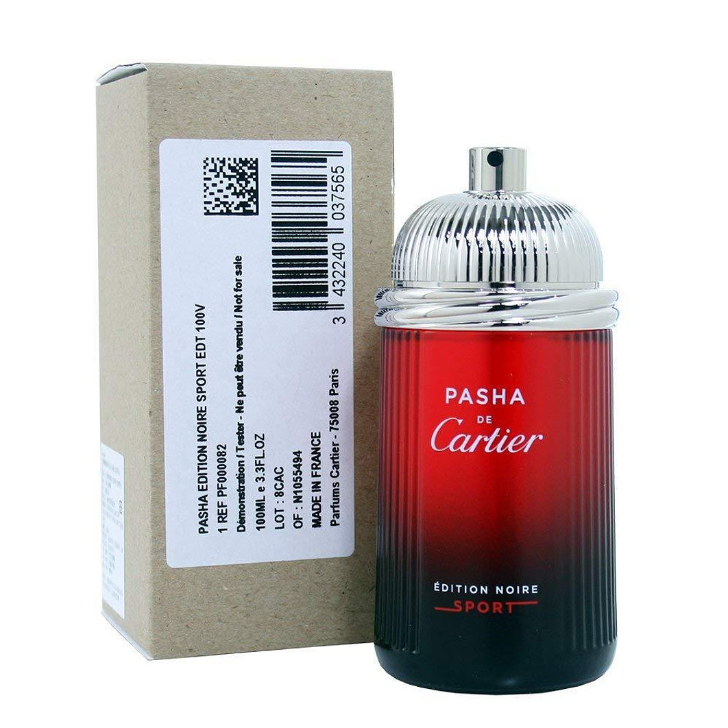 Pasha Noire Sport Cartier Edt 100Ml Hombre Tester 1