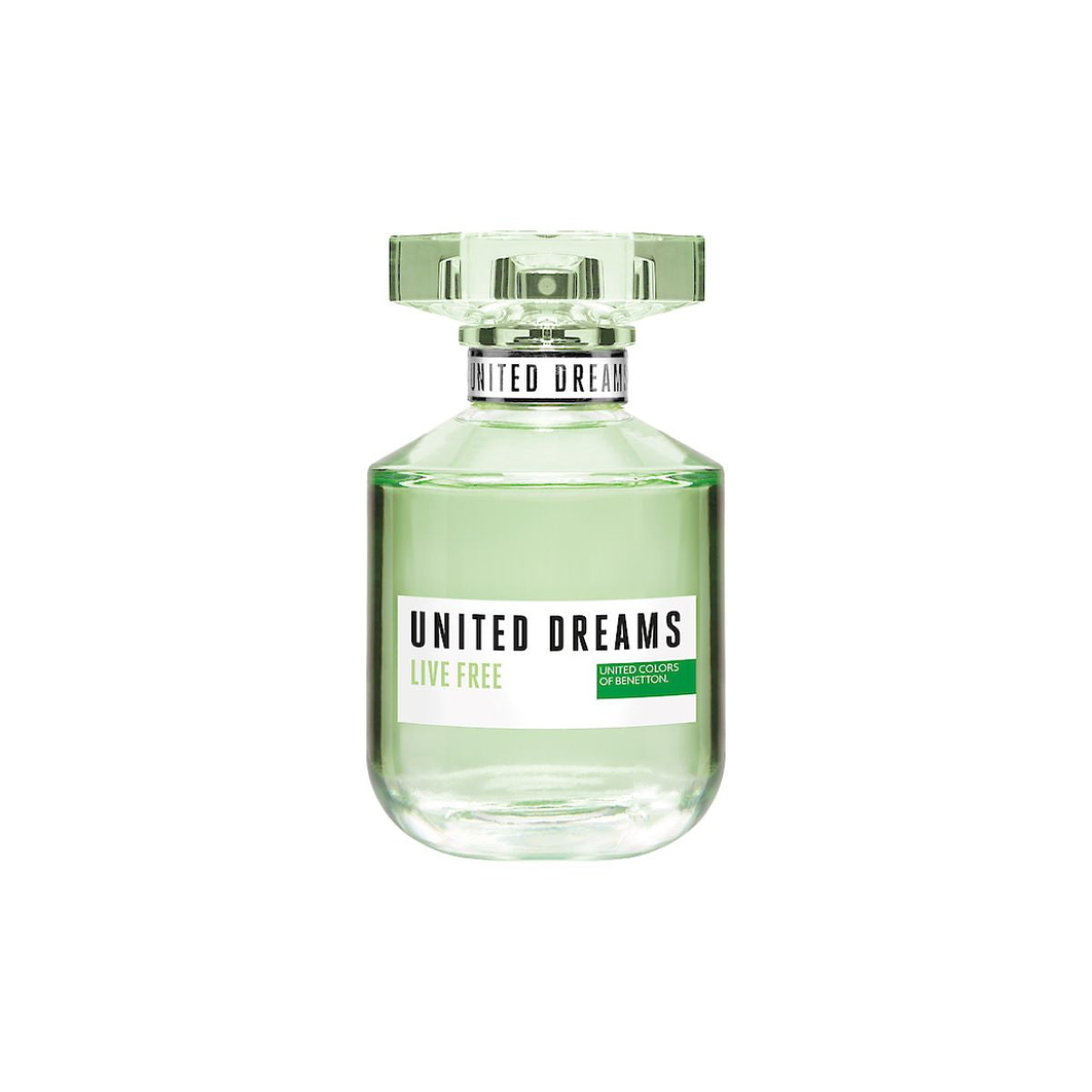 United Dreams Live Free Benetton Edt 80Ml Mujer Tester 1
