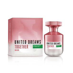 United Dreams Together Edt 80ml Mujer