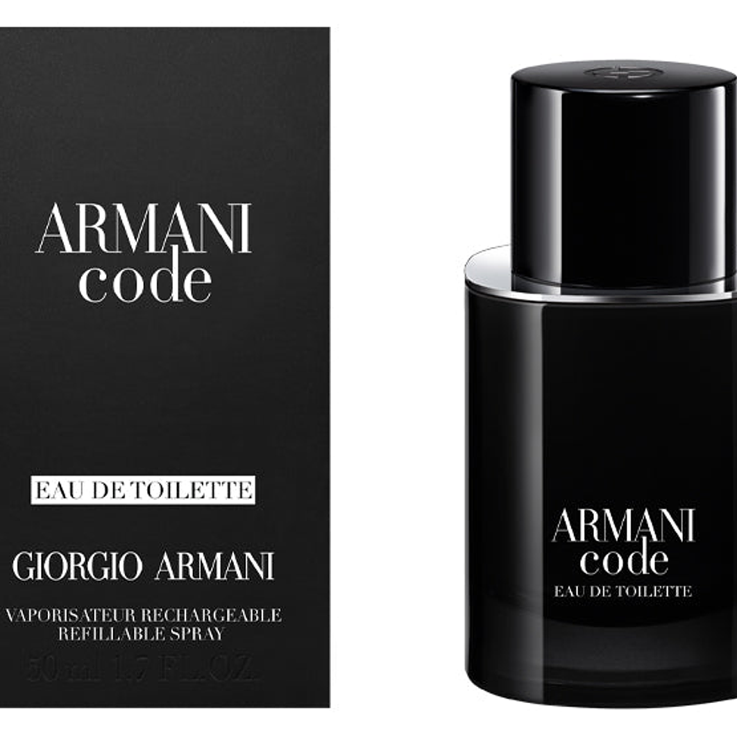 Armani Code  Refillable Edt 50ML Hombre 1
