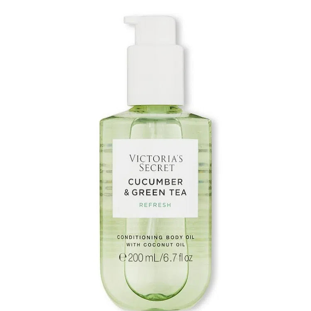 Cucumber & Green Tea Conditionig 200ML Victoria's Secret Mujer Body Oil 1
